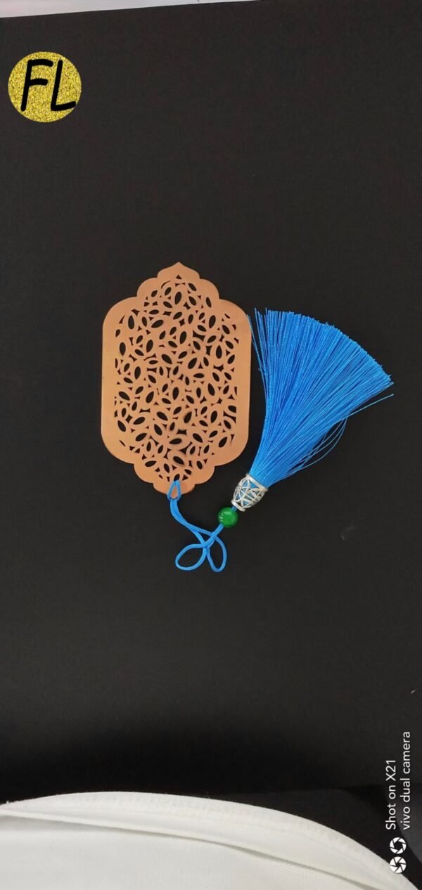 Vintage Copper Bookmark w/ Tassel -Custom Bookmark- Elegant Keepsake