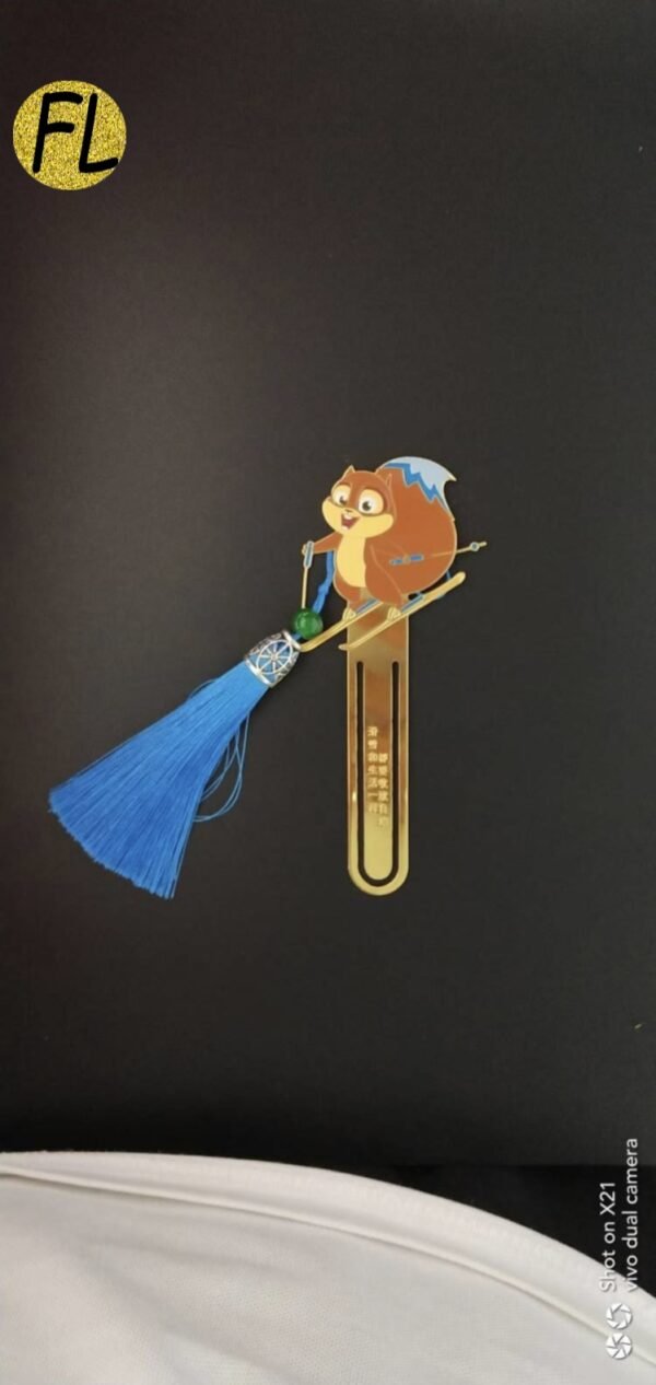 Vintage Copper Bookmark w/ Tassel -Custom Bookmark- Elegant Keepsake - 图片 4