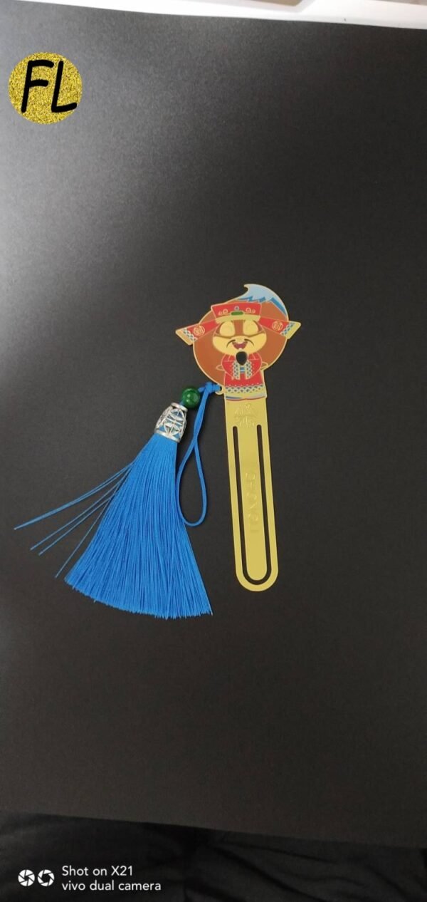 Vintage Copper Bookmark w/ Tassel -Custom Bookmark- Elegant Keepsake - 图片 3