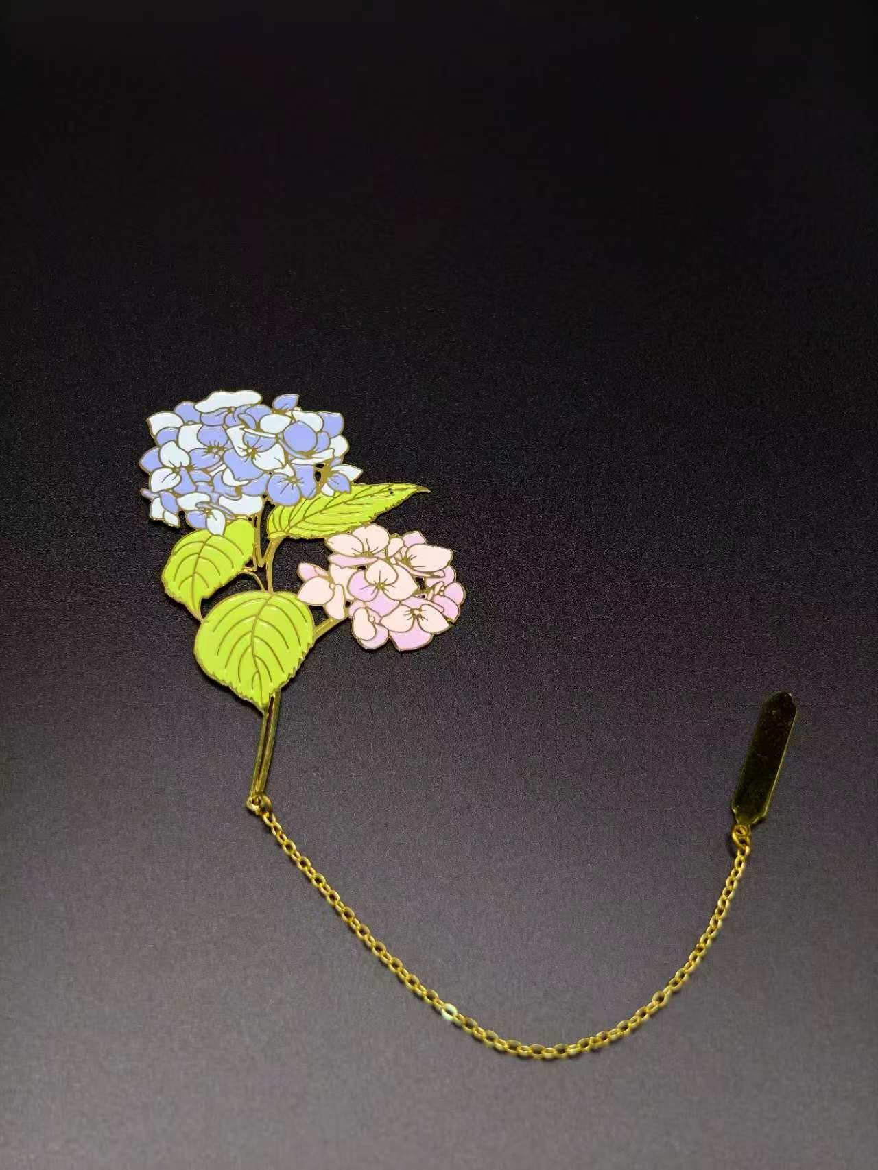 Exquisite Metal Floral Bookmark Collection: Hydrangea, Tulip, Calla Lily, Plum Blossom & Daisy - Ideal for Bookworms and Flower Lovers - 图片 5
