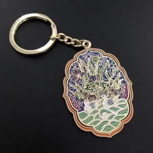 Unique Metal Zombie Skull Keychain – Cool Gothic Punk Accessory for Keyring Lovers