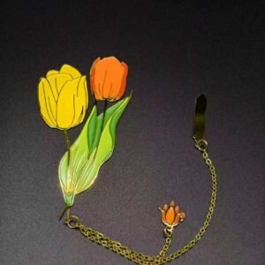 Exquisite Metal Floral Bookmark Collection: Hydrangea, Tulip, Calla Lily, Plum Blossom & Daisy – Ideal for Bookworms and Flower Lovers