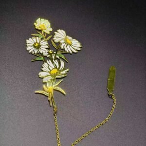 Exquisite Metal Floral Bookmark Collection: Hydrangea, Tulip, Calla Lily, Plum Blossom & Daisy – Ideal for Bookworms and Flower Lovers