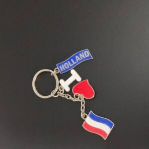 Amsterdam – Themed Unique Keychain – Perfect Souvenir for Travel Enthusiasts-Holland – Inspired Special Keychain