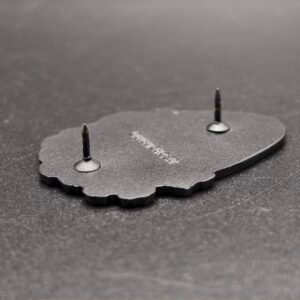 Vibrant Dia de los Muertos Sugar Skull Enamel Lapel Pin – Floral Day of the Dead Collectible Badge-Ghost Band Enamel Pin-Tobias Forge Ghost B.C. Lapel