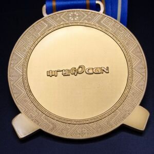 Custom Gold-Plated Commemorative Medal – Customizable Logo & Design for Corporate Events, Anniversaries | Premium Metal Souvenir